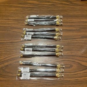 12 NWT Santa Barbara Design Studio Pearl Crown Pens in Black